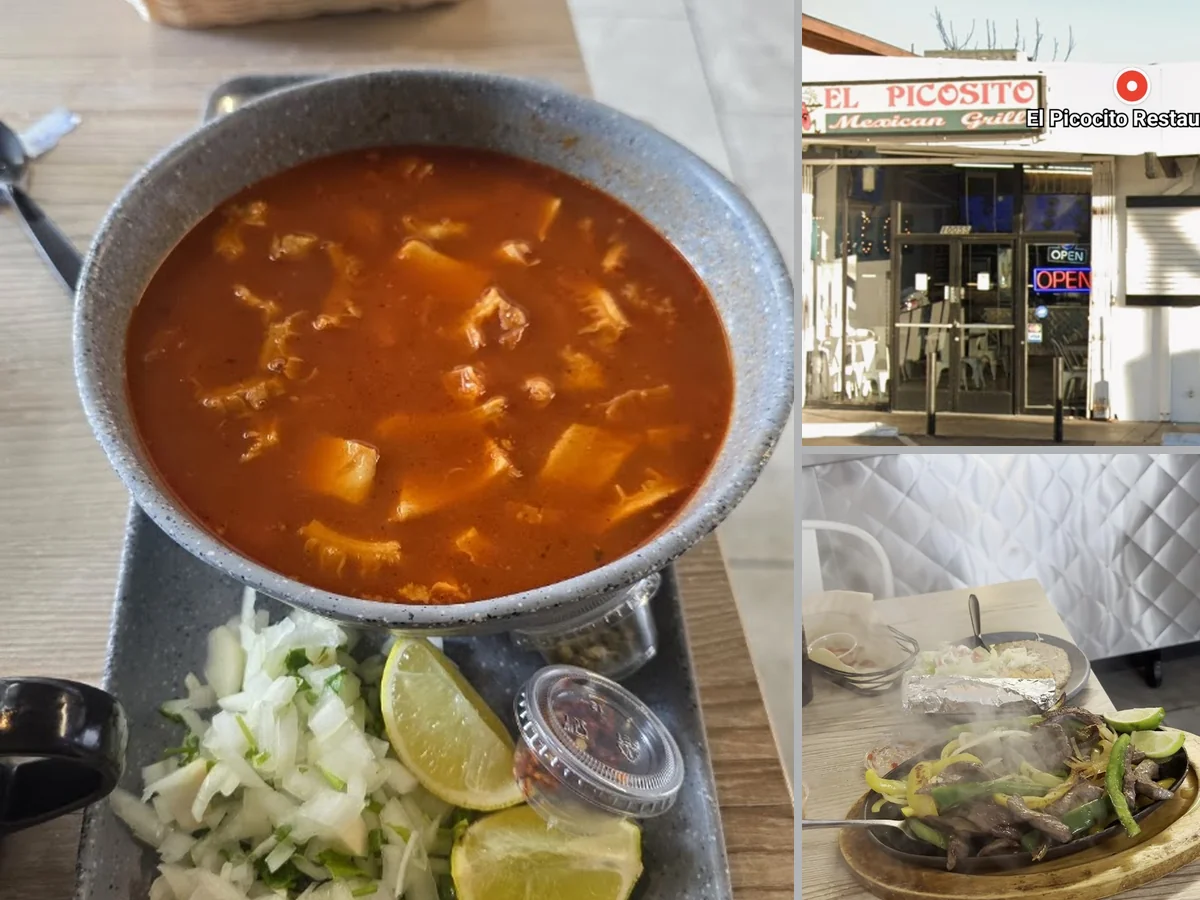 Small Mexican restaurant dining room